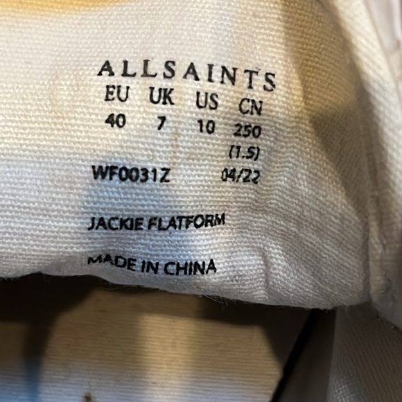 All Saints Shoes - Picture 8 of 8